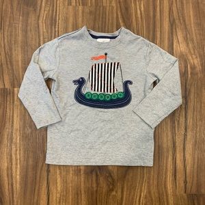 Hanna Andersson | Appliqué LS Tee, 90